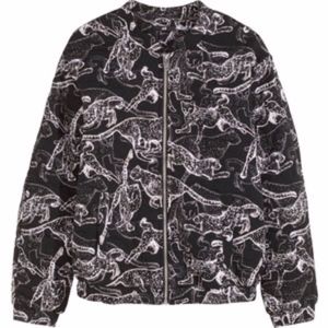 H&M Lion Print Bomber